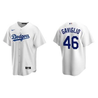 Sam Gaviglio Dodgers White Replica Home Jersey