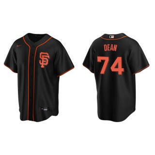 Austin Dean Giants Black Replica Alternate Jersey