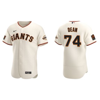 Austin Dean Giants Cream Authentic Home Jersey