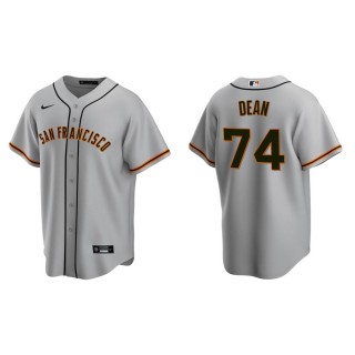 Austin Dean Giants Gray Replica Road Jersey