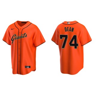 Austin Dean Giants Orange Replica Alternate Jersey