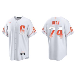 Austin Dean Giants White 2021 City Connect Replica Jersey