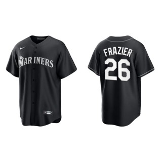 Adam Frazier Mariners Black White Replica Official Jersey