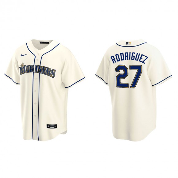 Julio Rodriguez Mariners Cream Replica Alternate Jersey