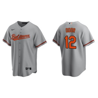 Rougned Odor Orioles Gray Replica Road Jersey