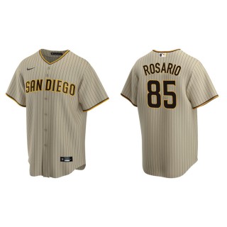 Eguy Rosario Padres Sand Brown Replica Alternate Jersey