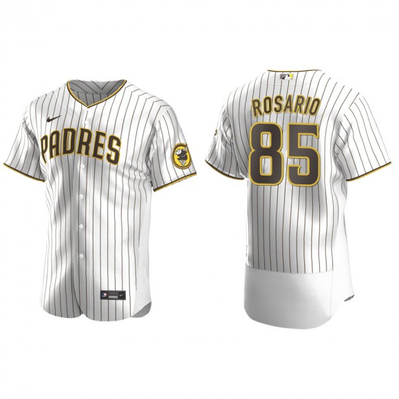 Eguy Rosario Padres White Brown Authentic Alternate Jersey