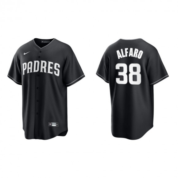 Jorge Alfaro Padres Black White Replica Official Jersey