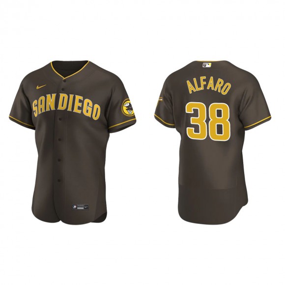 Jorge Alfaro Padres Brown Authentic Road Jersey