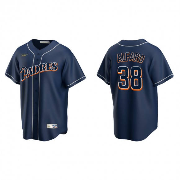 Jorge Alfaro Padres Navy Cooperstown Collection  Jersey