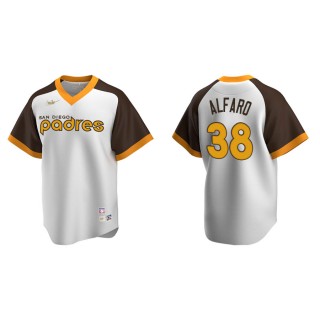 Jorge Alfaro Padres White Cooperstown Collection Home Jersey