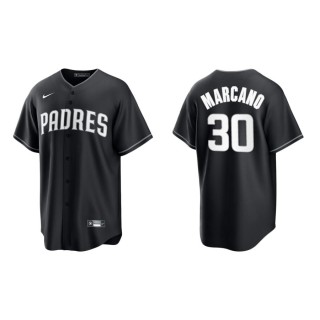 Tucupita Marcano Padres Black White Replica Official Jersey