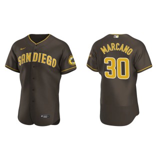 Tucupita Marcano Padres Brown Authentic Road Jersey