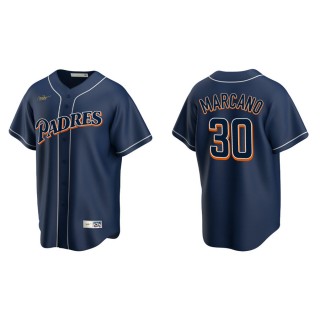 Tucupita Marcano Padres Navy Cooperstown Collection  Jersey