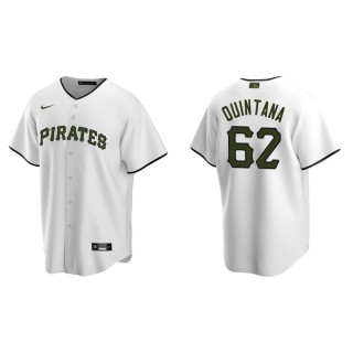 Jose Quintana Pirates White Replica Alternate Jersey