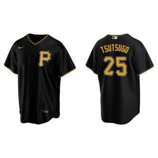 Yoshitomo Tsutsugo Pirates Black Replica Alternate Jersey