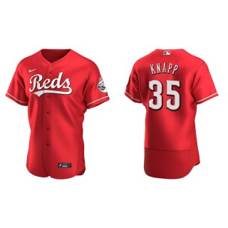 Andrew Knapp Reds Scarlet Authentic Alternate Jersey