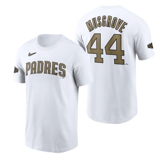 Men's San Diego Padres Joe Musgrove Nike White 2022 MLB All-Star Game Name & Number T-Shirt