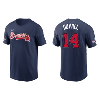 2022 Gold Program Adam Duvall Braves Navy Men's T-Shirt