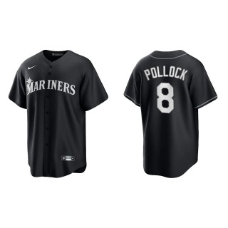 AJ Pollock Black White Replica Official Jersey