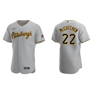 Andrew McCutchen Gray Authentic Road Jersey