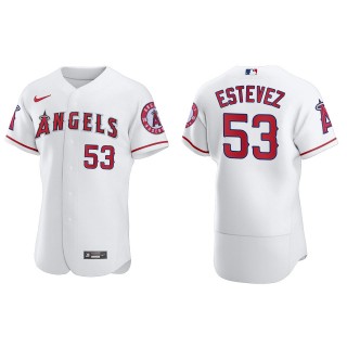 Carlos Estevez White Authentic Home Jersey