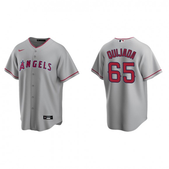 Jose Quijada Gray Replica Road Jersey