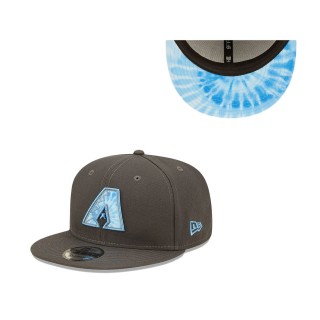 Men's Arizona Diamondbacks Graphite 2022 Father's Day 9FIFTY Snapback Adjustable Hat