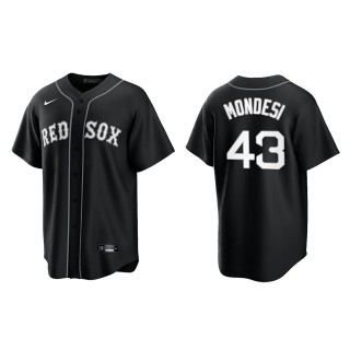 Adalberto Mondesi Black White Replica Official Jersey