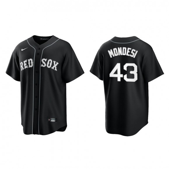 Adalberto Mondesi Black White Replica Official Jersey