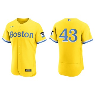 Adalberto Mondesi Gold Light Blue City Connect Authentic Jersey