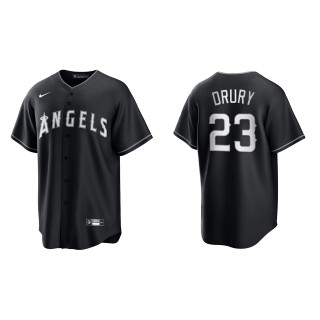 Brandon Drury Black White Replica Official Jersey