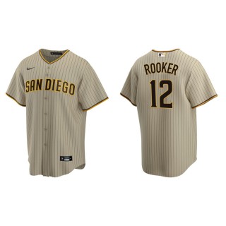 Men's San Diego Padres Brent Rooker Sand Brown Replica Alternate Jersey