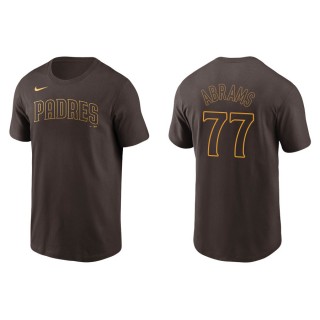 Men's Padres CJ Abrams Brown Nike T-Shirt