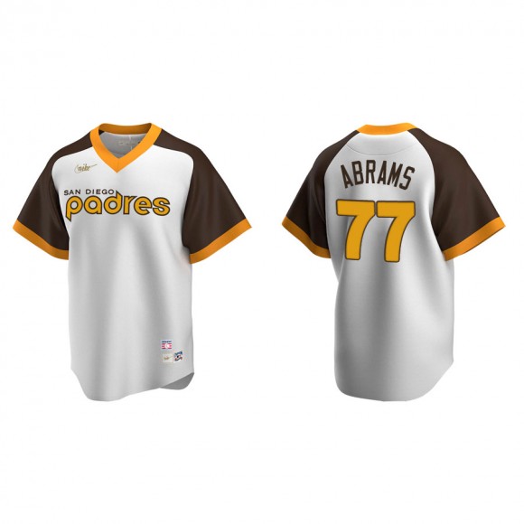 Men's Padres CJ Abrams White Cooperstown Collection Home Jersey