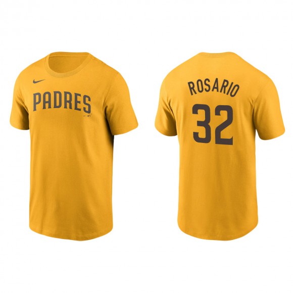 Men's Padres Eguy Rosario Gold Nike T-Shirt