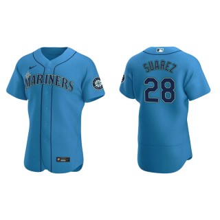 Men's Mariners Eugenio Suarez Royal Authentic Alternate Jersey