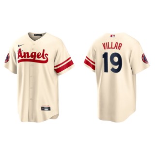 Men's Los Angeles Angels Jonathan Villar Cream 2022 City Connect Replica Jersey