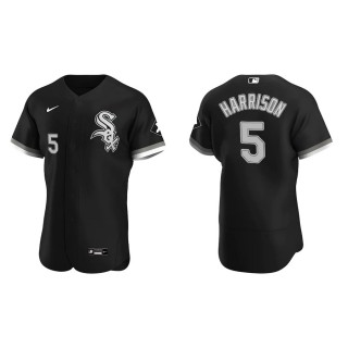 Men's White Sox Josh Harrison Black Authentic Alternate Jersey