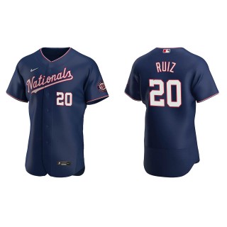 Keibert Ruiz Navy Authentic Alternate Jersey