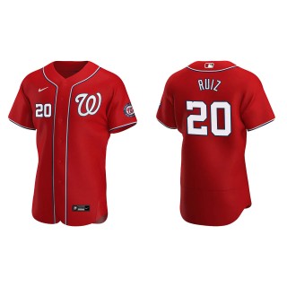 Keibert Ruiz Red Authentic Alternate Jersey