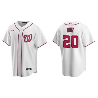 Keibert Ruiz White Replica Home Jersey