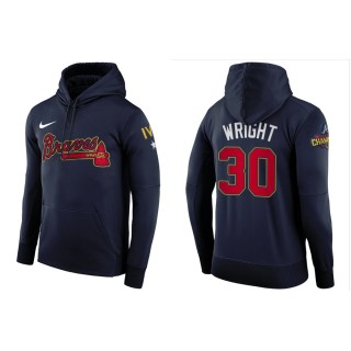 2022 Gold Program Kyle Wright Braves Navy Men's Hoodie