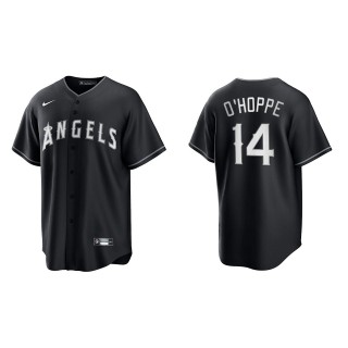 Logan O'Hoppe Black White Replica Official Jersey