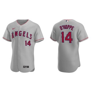 Logan O'Hoppe Gray Authentic Road Jersey