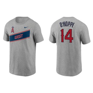 Logan O'Hoppe Gray Little League Classic Wordmark T-Shirt