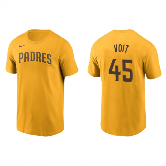 Men's Padres Luke Voit Gold Nike T-Shirt