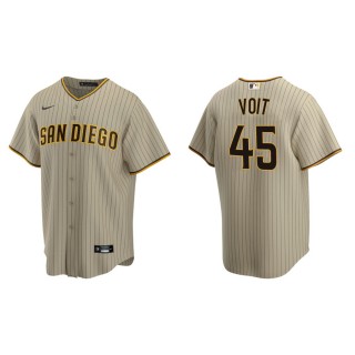 Men's Padres Luke Voit Sand Brown Replica Alternate Jersey