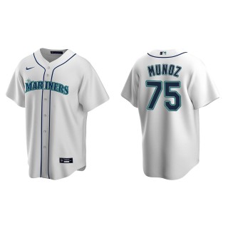 Andres Munoz White Replica Home Jersey