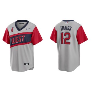 Men's Angels Matt Thaiss Gray 2021 Little League Classic Replica Jersey